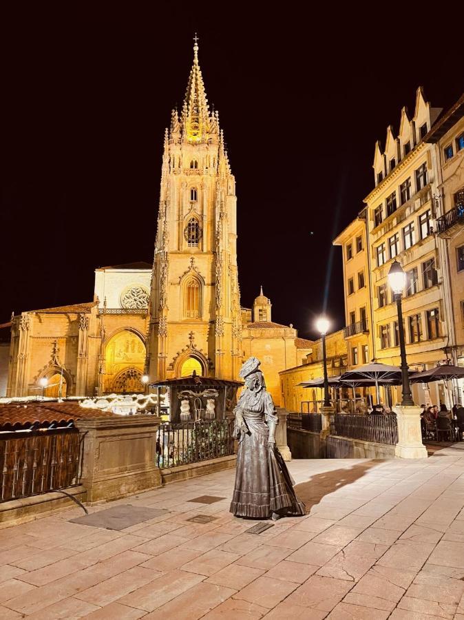 Ferienwohnung Atico Al Lado Del Ayuntamiento Oviédo Exterior foto